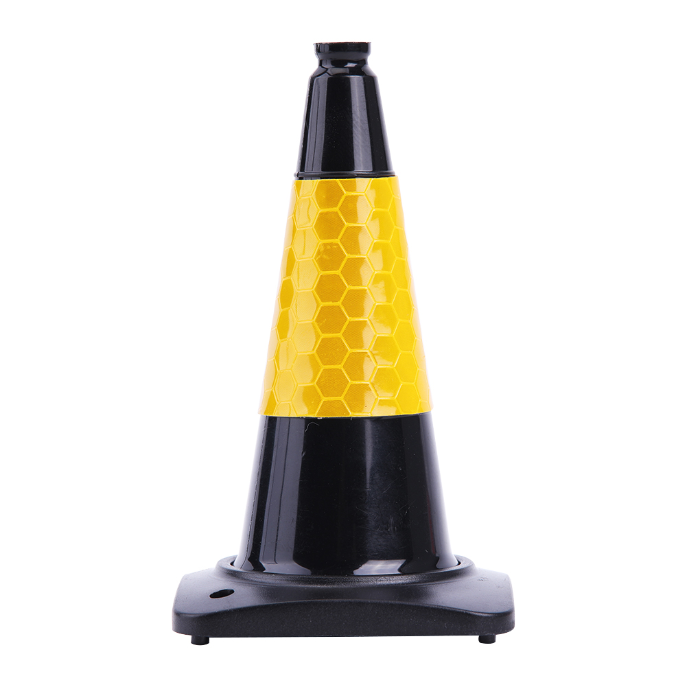 Toys for Kids Reflective Traffic Cone Parking Barriers Car Safety Warning Cone (Black)